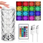 Lampara De Cristal Con 16 Colores Envío Gratis