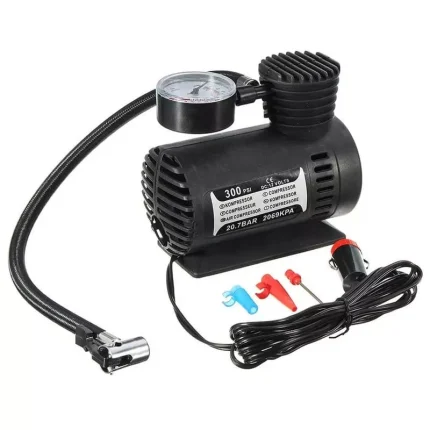 Compresor De Aire 12v  Ideal Para Inflar Neumáticos De Autos, Motos, Bicicletas, Pelotas Envió Gratis 45% De Descuento