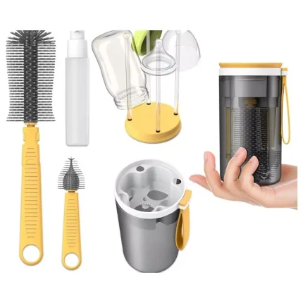 Kit De Limpieza Y Secado De Biberones Apto Para lavavajillas y Esterilizador Envió Gratis 45% De Descuento