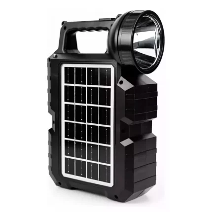 Kit Solar Portatil 810a Con Una Potente Linterna y 3 Focos LED Envió Gratis 35% De Descuento