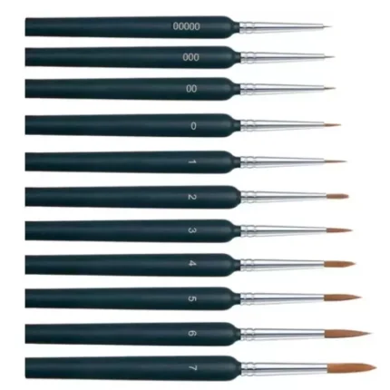 Set Pinceles Con 11 Tamaños Diferentes Hecha De Nylon De Alta Calidad Envió Gratis 43% De Descuento