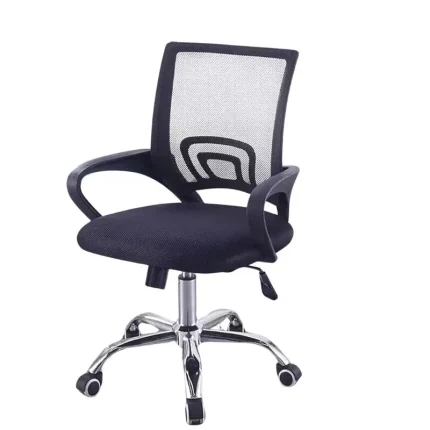 Silla Giratoria De Oficina Material Del Tapizado Algodón Cómodo y Duradero Envió Gratis 34% De Descuento